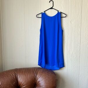 Vibrant Blue Sleeveless Dress